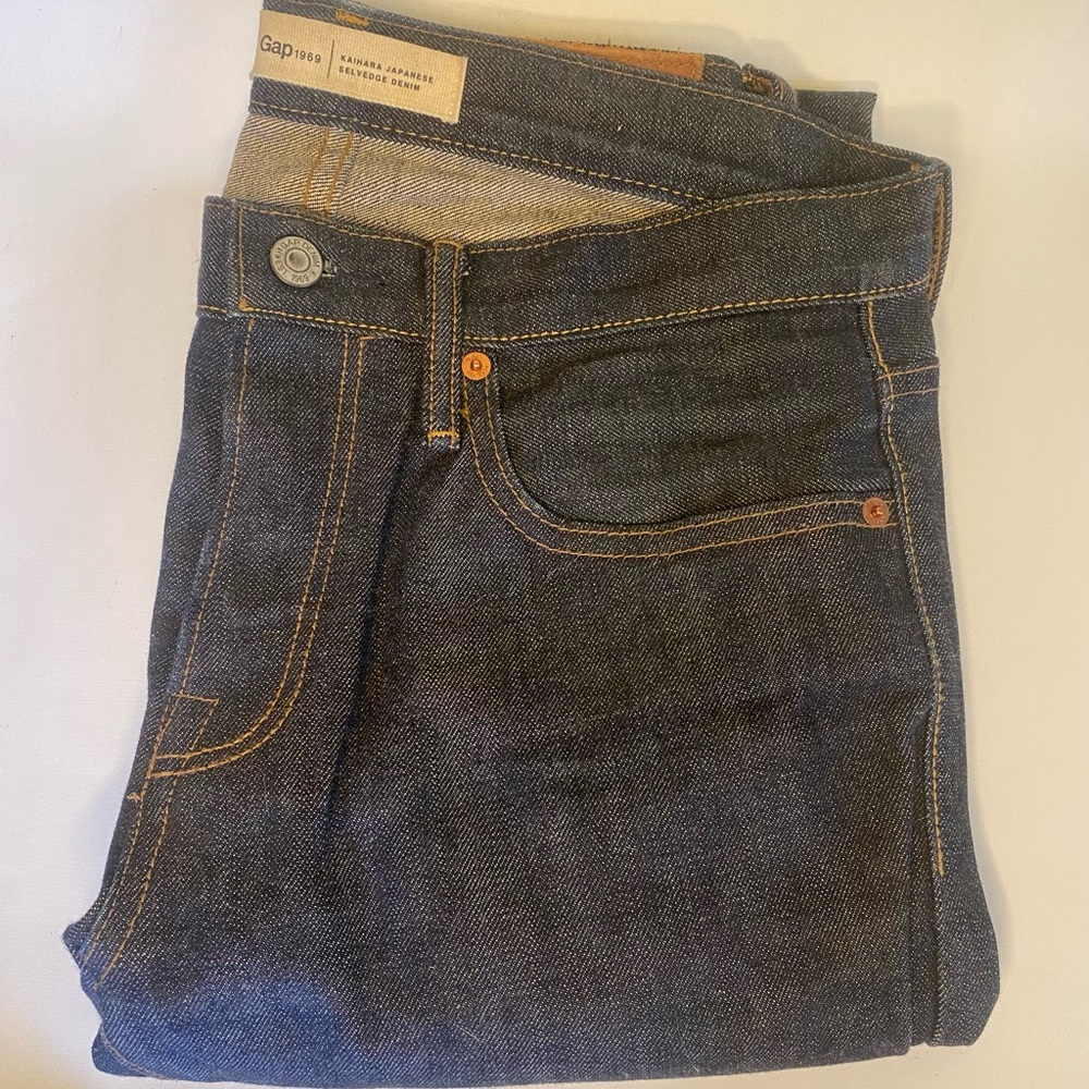 GAP Kaihara Japanese selvedge denim jeans 30x32